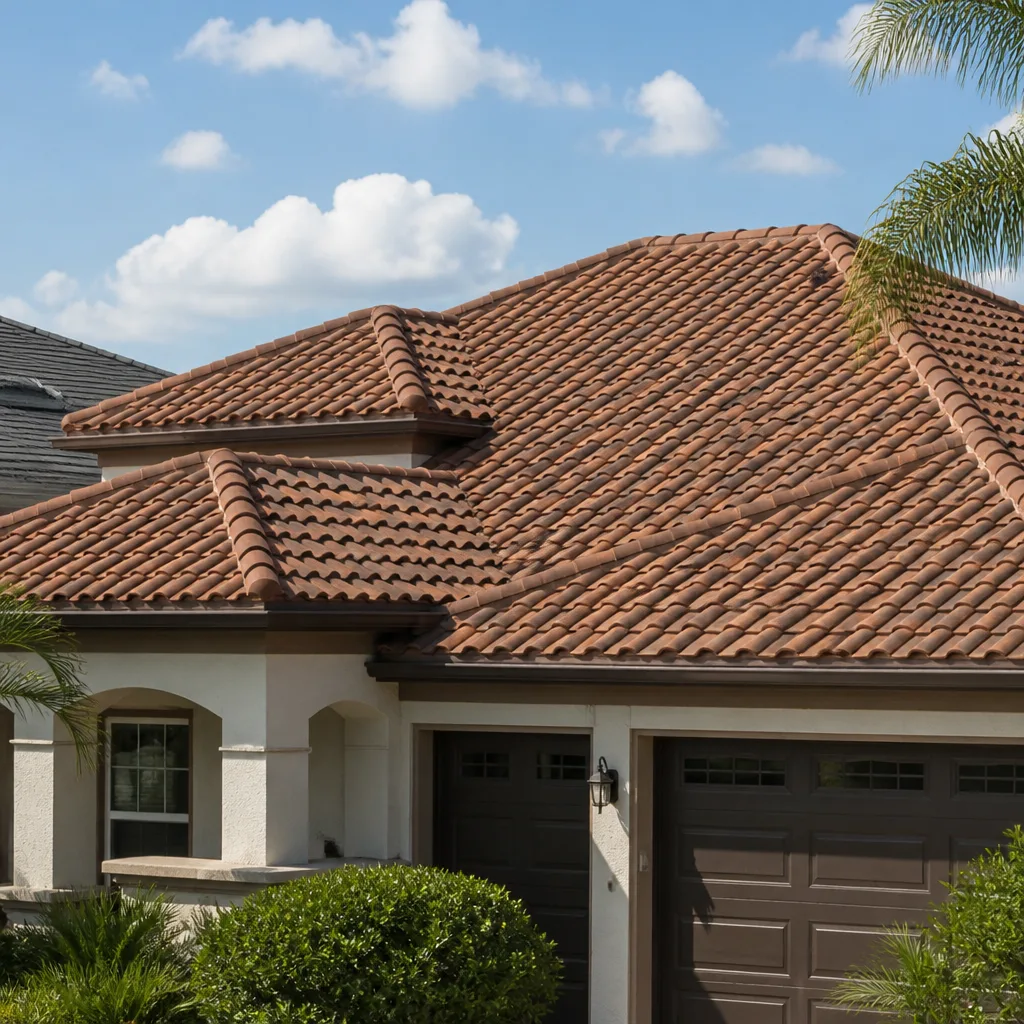Tile roofing